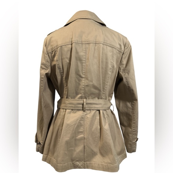 Talbots Classic Beige Trench Coat - Picture 9 of 11
